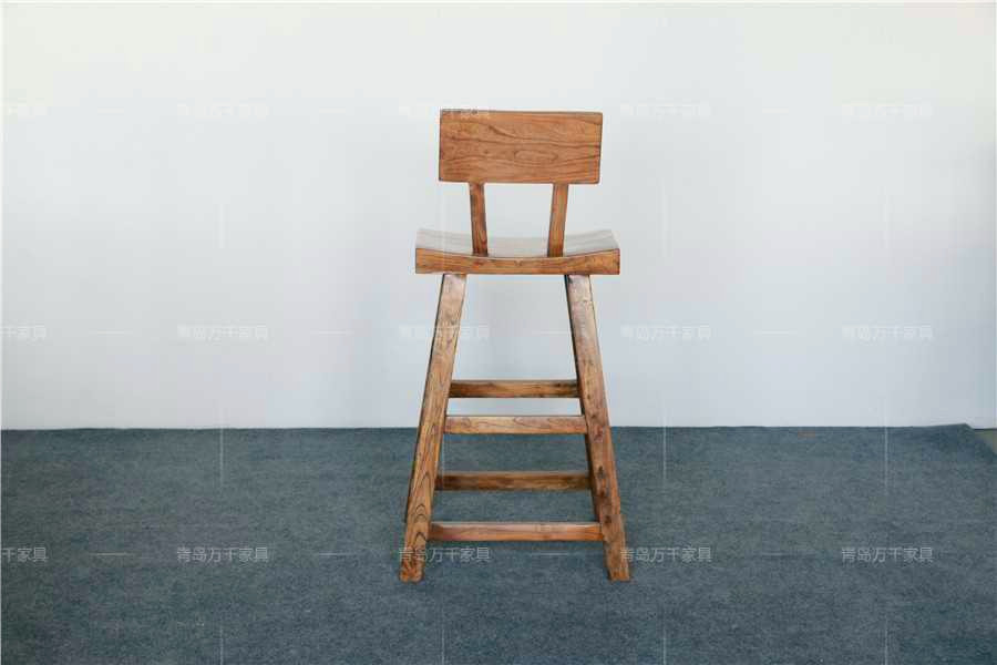 榆木吧椅三號